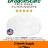 MERV16 Face Mask Filter Inserts Dragonscale Two Month Supply