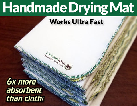 Drying Mat for Dishes, Hair Wrap, Vegetables, Face Mask Filters, Laundry